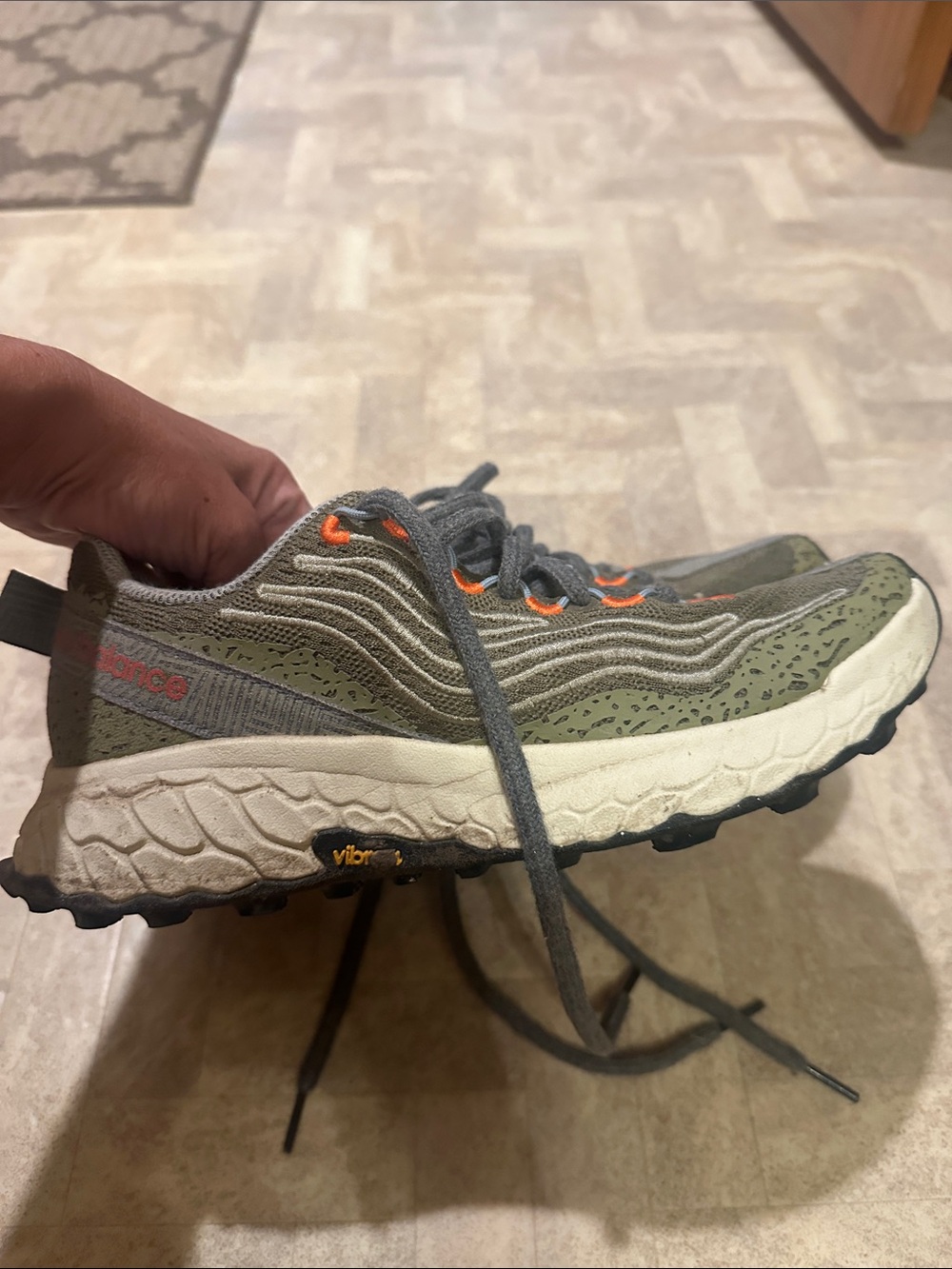 WomenOlive Green New Balance Trail Running Shoes